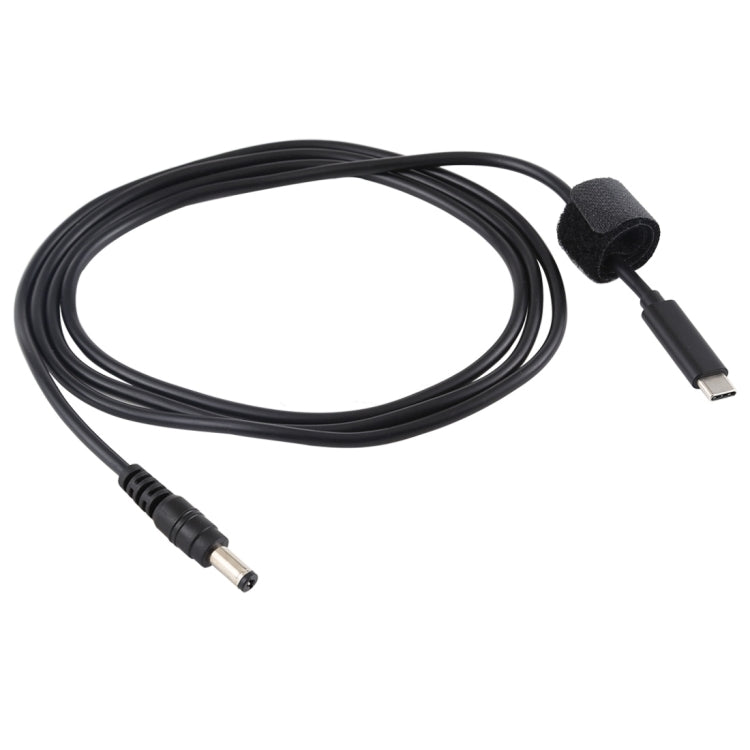 Cabo de carregamento de energia para portátil USB-C / Tipo-C para 5,5 x 2,1mm, Comprimento do cabo: cerca de 1,5m, Tipo-C para 5,5 x 2,1mm