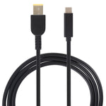 Cabo de carregamento de energia para portátil USB-C / Tipo-C para conector quadrado grande macho para Lenovo, Comprimento do cabo: cerca de 1,5m, Tipo-C para conector quadrado grande