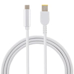 Cabo de carregamento de energia para portátil USB-C / Tipo-C para conector quadrado grande macho para Lenovo, Comprimento do cabo: cerca de 1,5m, Tipo-C para conector quadrado grande