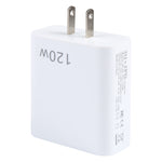 Carregador Multi Porta 120W Dual PD Type-C + 3 x USB, Ficha EUA, Ficha EUA