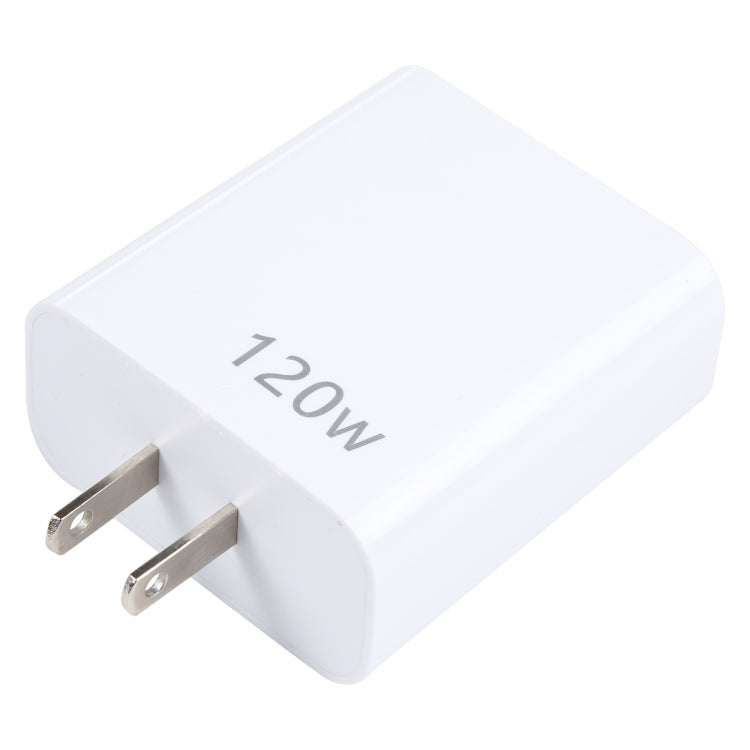Carregador Multi Porta 120W Dual PD Type-C + 3 x USB, Ficha EUA, Ficha EUA