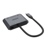 Conversor de vídeo rápido Onten M205 3 em 1 Type-C para HDMI+VGA+PD, M205