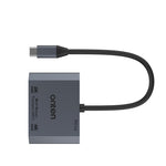 Conversor de vídeo rápido Onten M205 3 em 1 Type-C para HDMI+VGA+PD, M205