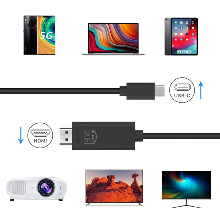 Cabo Onten UC503 USB-C / Tipo-C 4K 30Hz HDTV, UC503