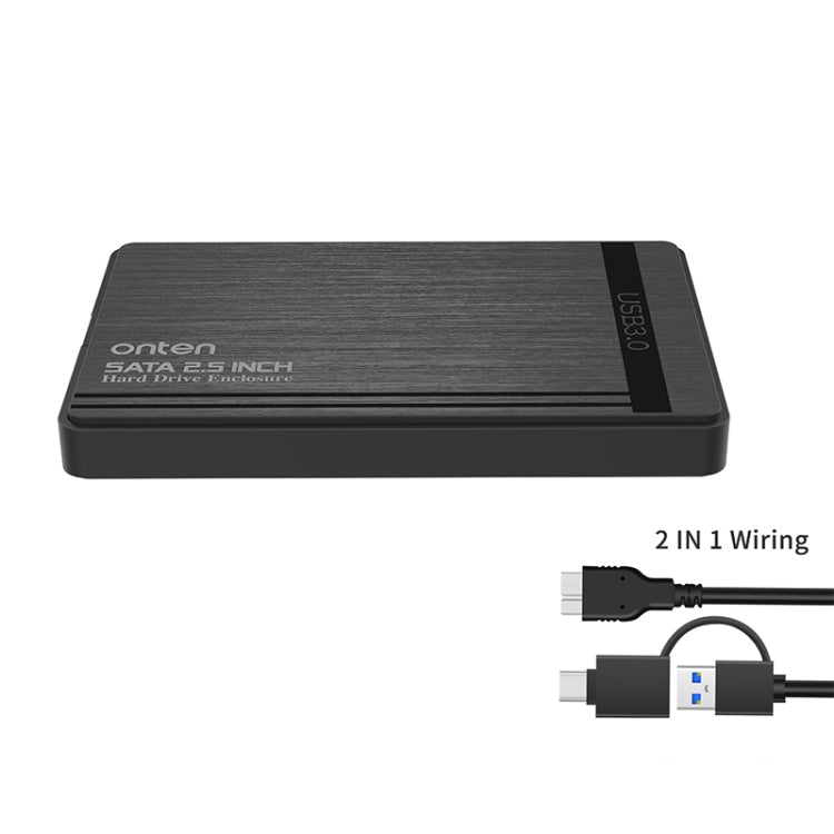 Estojo para disco rígido externo Onten UHD1 de 12,5 polegadas com cabo 2 em 1