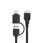 Estojo para disco rígido externo Onten UHD1 de 12,5 polegadas com cabo 2 em 1