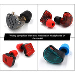 Um Par de Auriculares de Espuma de Memória Macia KZ Para Todos os Auriculares In-ear