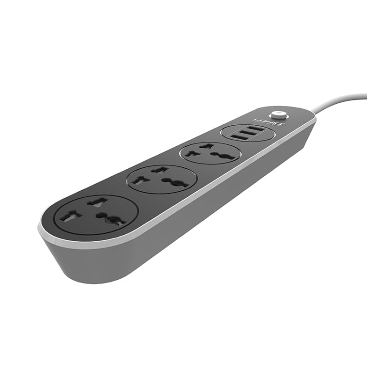 Tomada de viagem para casa e escritório LDNIO SC3301 com 3 portas USB, Comprimento do cabo: 1,6 m, Ficha US, SAS8610AUS, SAS8610BUS, SAS8610EU, SAS8610UK