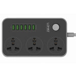 LDNIO SC3604 6 x Portas USB Tomada Multifuncional para Viagem, Casa e Escritório, Comprimento do Cabo: 2m, Ficha US, SAS8611AUK, SAS8611AUS, SAS8611BUK, SAS8611BUS, SAS8611EU