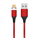 M11 Cabo de Dados Magnético Trançado em Nylon USB 5A para Micro USB, Comprimento do Cabo: 2m, Micro USB