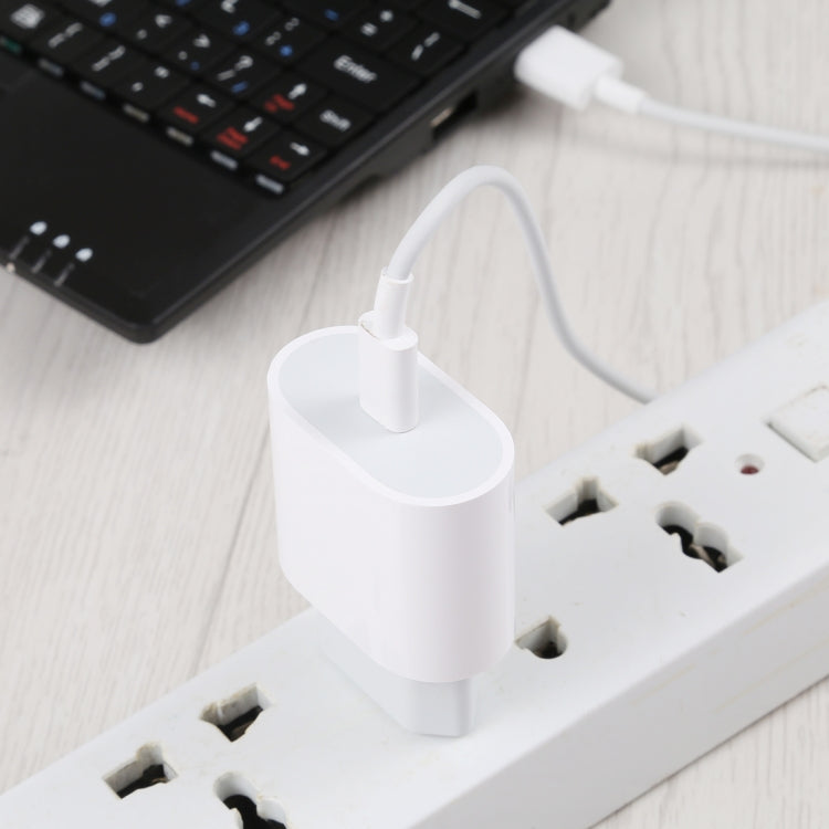 Adaptador de Energia de Carregamento Rápido 18W Type-C / USB-C PD, Ficha EU, Ficha EU