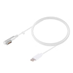 Cabo de Dados e Carregamento USB-C / Type-C Macho para 5 Pinos MagSafe 1 (Borda L) Macho para MacBook