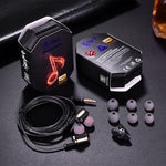 QKZ CK3 Auriculares HIFI In-ear com Quatro Unidades de Música