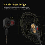 QKZ CK8 Auscultadores Desportivos HiFi In-ear com Quatro Unidades