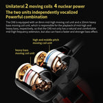 QKZ CK8 Auscultadores Desportivos HiFi In-ear com Quatro Unidades