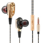 QKZ CK8 Auscultadores Desportivos HiFi In-ear com Quatro Unidades