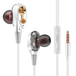 QKZ CK8 Auscultadores Desportivos HiFi In-ear com Quatro Unidades