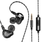 QKZ CK9 Auriculares Hifi In-ear com Quatro Unidades para Música Desportiva