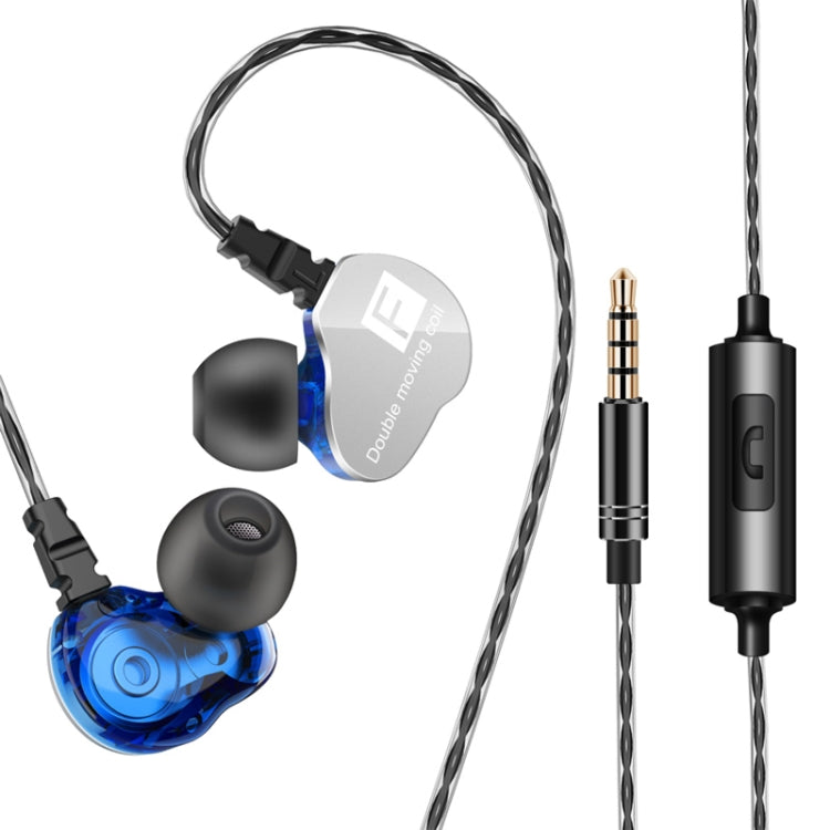QKZ CK9 Auriculares Hifi In-ear com Quatro Unidades para Música Desportiva
