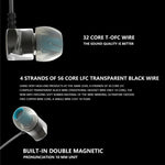 QKZ DM7 Auriculares Desportivos In-ear de Alta Qualidade Todo em Metal, Versão Básica