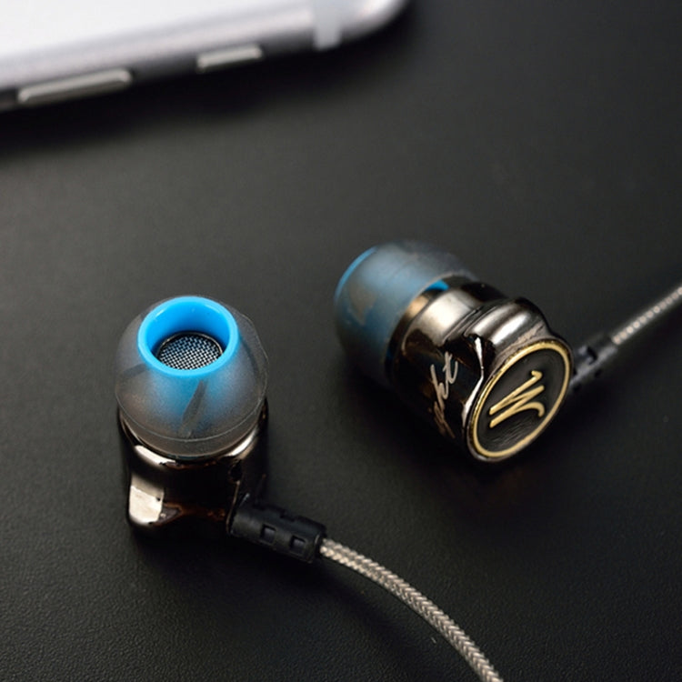 QKZ DM7 Auriculares Desportivos In-ear de Alta Qualidade Todo em Metal, Versão Básica