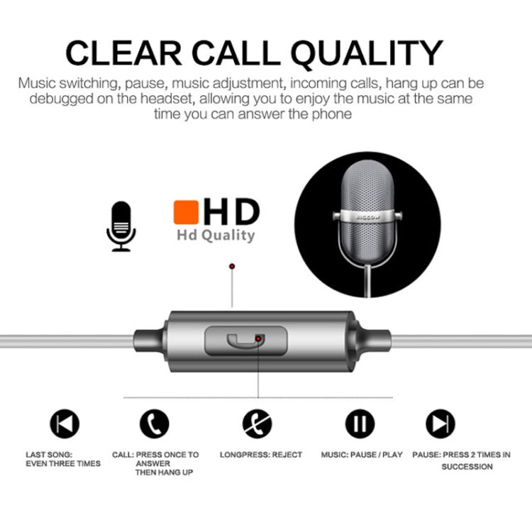 QKZ EQ1 Auriculares Desportivos de Música com Aleta de Tubarão em Metal CNC, Versão com Microfone