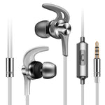 QKZ EQ1 Auriculares Desportivos de Música com Aleta de Tubarão em Metal CNC, Versão com Microfone