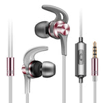 QKZ EQ1 Auriculares Desportivos de Música com Aleta de Tubarão em Metal CNC, Versão com Microfone