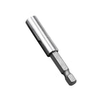 5 PCS Cabeça de Lote Elétrica 1/4 Haste de Ligação de Alto Magnetismo Haste de Extensão para Broca Pistola Manga Junta de Rotação Rápida, Comprimento: 60mm, Junta 60mm