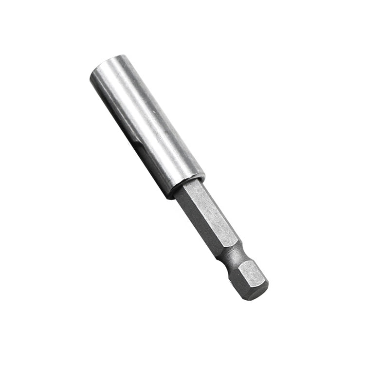 5 PCS Cabeça de Lote Elétrica 1/4 Haste de Ligação de Alto Magnetismo Haste de Extensão para Broca Pistola Manga Junta de Rotação Rápida, Comprimento: 60mm, Junta 60mm