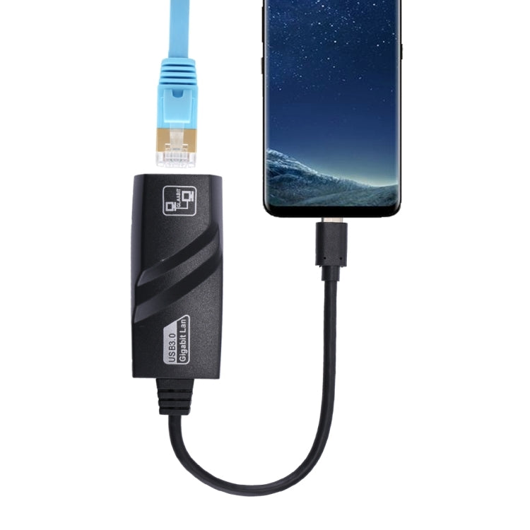 Adaptador de Rede Gigabit Ethernet USB-C / Type-C para RJ45, RJ45