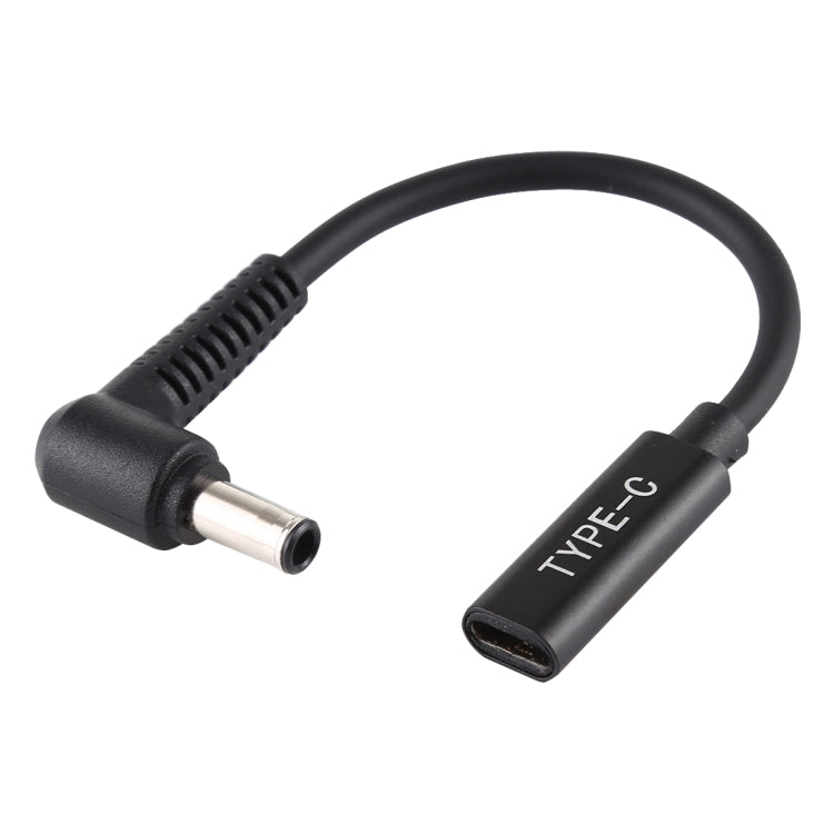 Cabo Adaptador de Energia DP 5.0 x 1.0mm para Type-C Fêmea