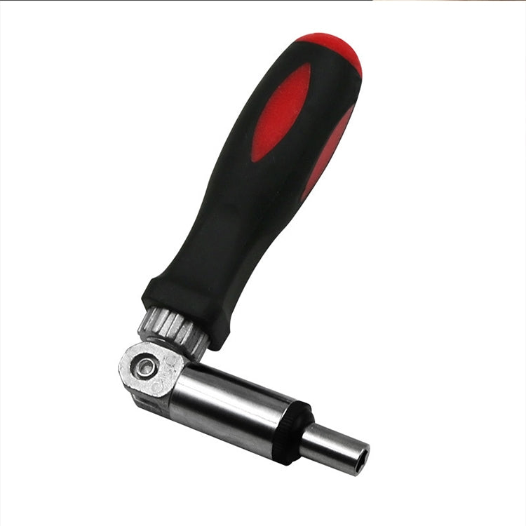 Rotação de 180 Graus Chave de Fendas de Catraca Multifuncional com Conector Hexagonal de 1/4 polegada, Conector Hexagonal de 1/4 polegada