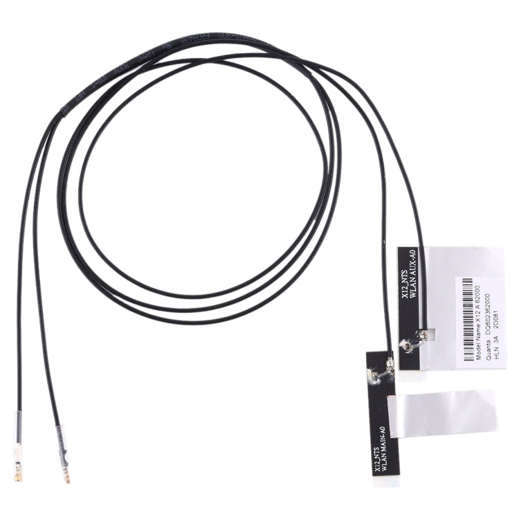1 Par de Cabo Flexível Antena Dupla Banda WiFi 4G IPX4 9260ac PFC para M.2, Comprimento: 46cm 63cm