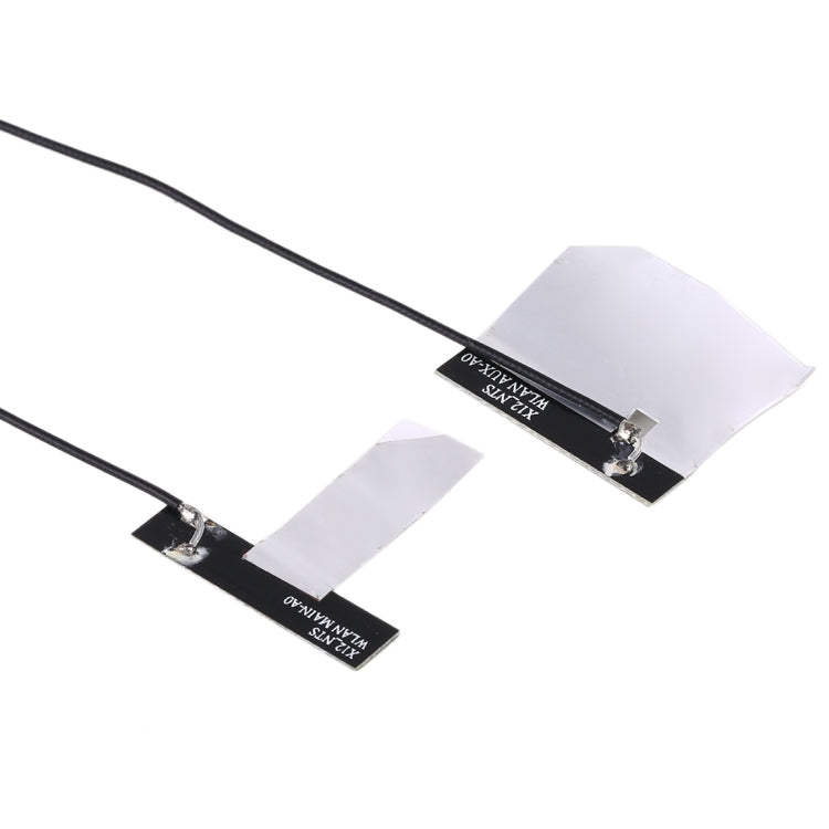 1 Par de Cabo Flexível Antena Dupla Banda WiFi 4G IPX4 9260ac PFC para M.2, Comprimento: 46cm 63cm