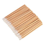 100 Unidades / Pacote de Cotonetes de Cabeça Única para Limpeza, Cotonete de Cabeça Única