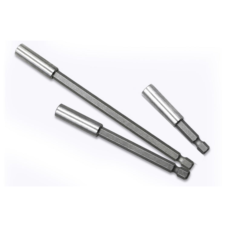 3 em 1 Cabeça Eléctrica 1/4 Barra de Ligação de Alta Magnetização Extensão para Pistola de Perfuração Manga de Junta de Rotação Rápida, Comprimento: 60/100/150mm, Junta 60/100/150mm