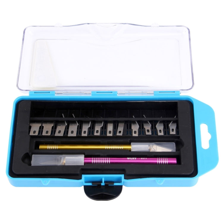 Kit de Faca de Escultura WLXY WL-9312, Comprimento da Faca: 15 / 14,5cm, WL-9312