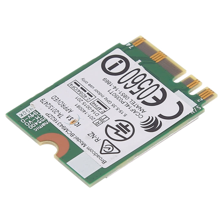 Placa de Rede Sem Fios BCM943162ZP para Lenovo E450 E550 E455 E555 M50-70 M50-80 G70-70 G70-80 Z70-80 G50-30 G50-45 G50-70, BCM943162ZP