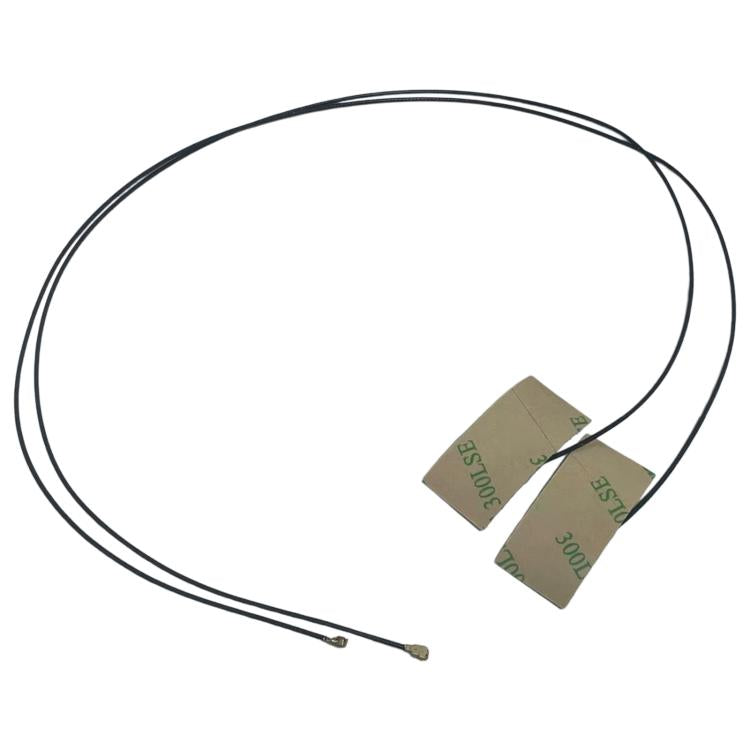 1 par de antena interna Mini PCI-E Wifi universal para portátil Wifi Bluetooth antena de filme amarelo para placa de rede sem fios tablet