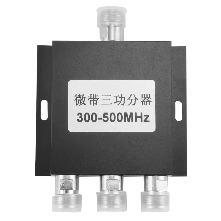 Adaptador Fêmea N 300-500MHz Divisor de Potência Micro-strip 3 Vias, Divisor de Potência Micro-strip