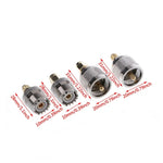 Kit de Adaptadores 4 PCS / Conjunto A13 PL259 / SO239 para Macho / Fêmea SMA Tipo Conector RF