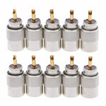 10 PCS Plugues de Conector UHF PL-259 Macho para Soldar em Cabo Coaxial RG8X
