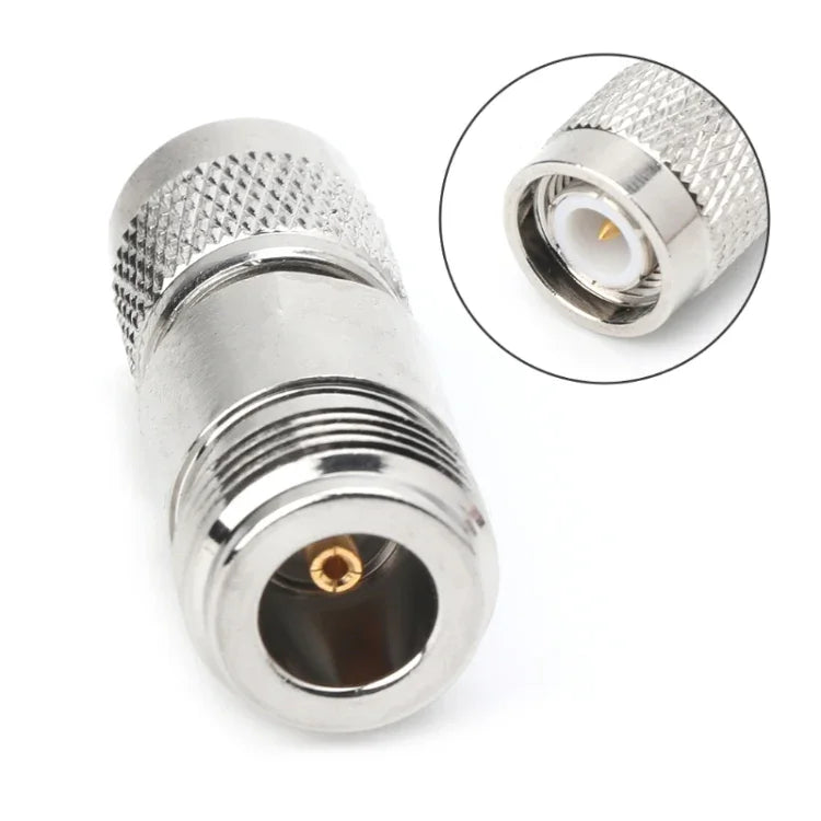 Adaptador Coaxial TNC Macho para Jack Fêmea Tipo N com Parafusos para Ligação Wifi de Router