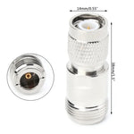 Adaptador Coaxial TNC Macho para Jack Fêmea Tipo N com Parafusos para Ligação Wifi de Router