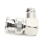 Jacks Macho BNC para Fêmea em Série Conector de Placa RF Tipo L em Ângulo Reto