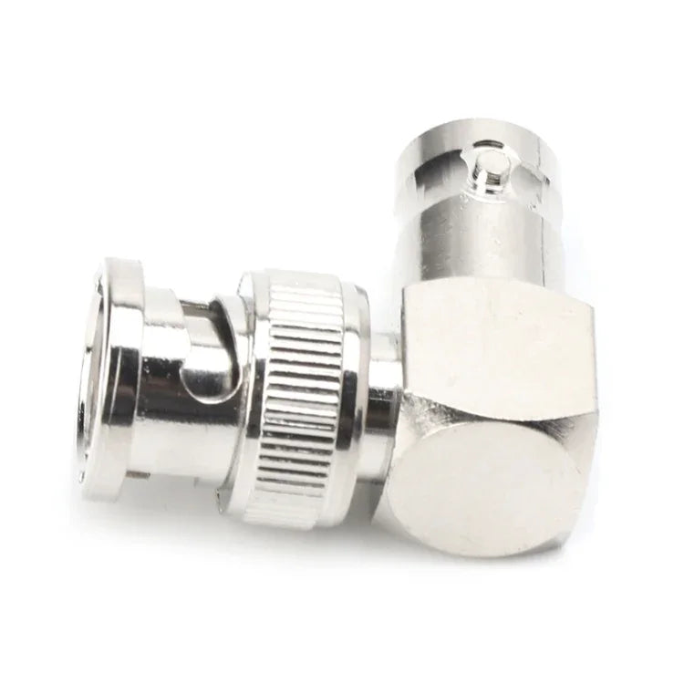 Jacks Macho BNC para Fêmea em Série Conector de Placa RF Tipo L em Ângulo Reto