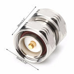 Adaptador Coaxial RF L29-JJ 7/16 Din Macho para 7/16 Din Macho