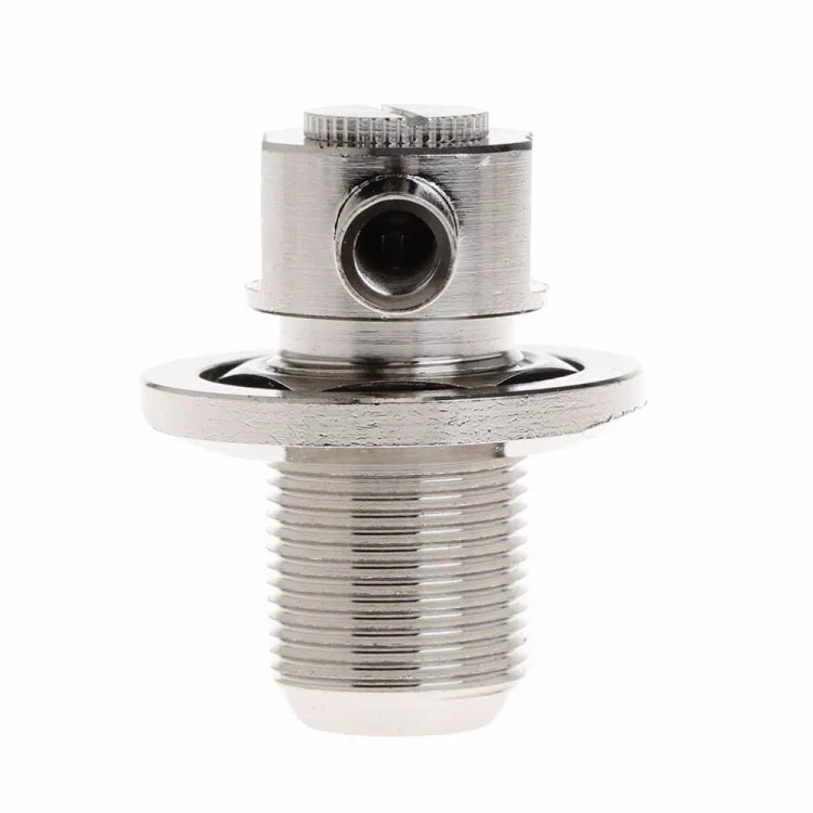 Conector RF em Ângulo Reto Fêmea UHF SO239 para Cabo Coaxial RG58 / RG142 LMR195