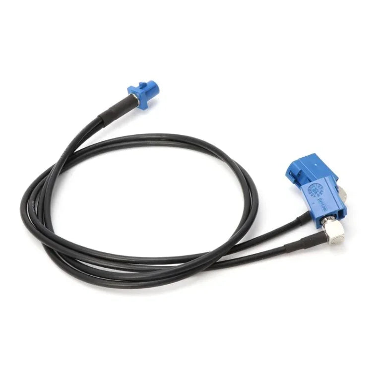 Cabo Combinado Divisor Y RG174 Tipo Fakra C Macho para 2 x Jacks Fêmea Fakra C, Comprimento: 50cm